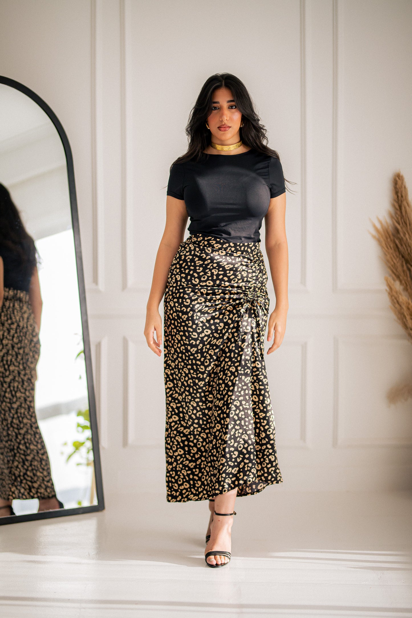 Perla skirt In Cheetah