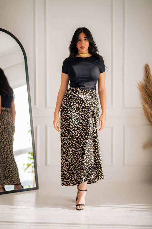 Perla skirt In Cheetah