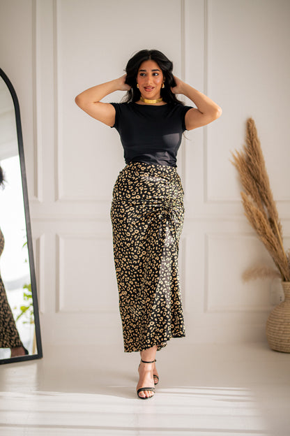 Perla skirt In Cheetah