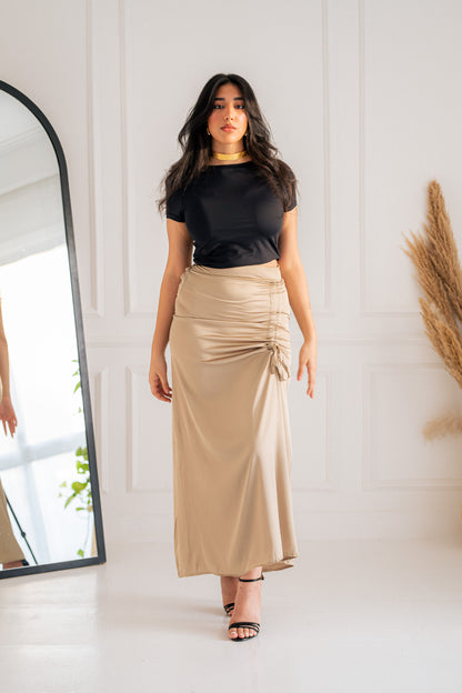 Perla skirt In Beige